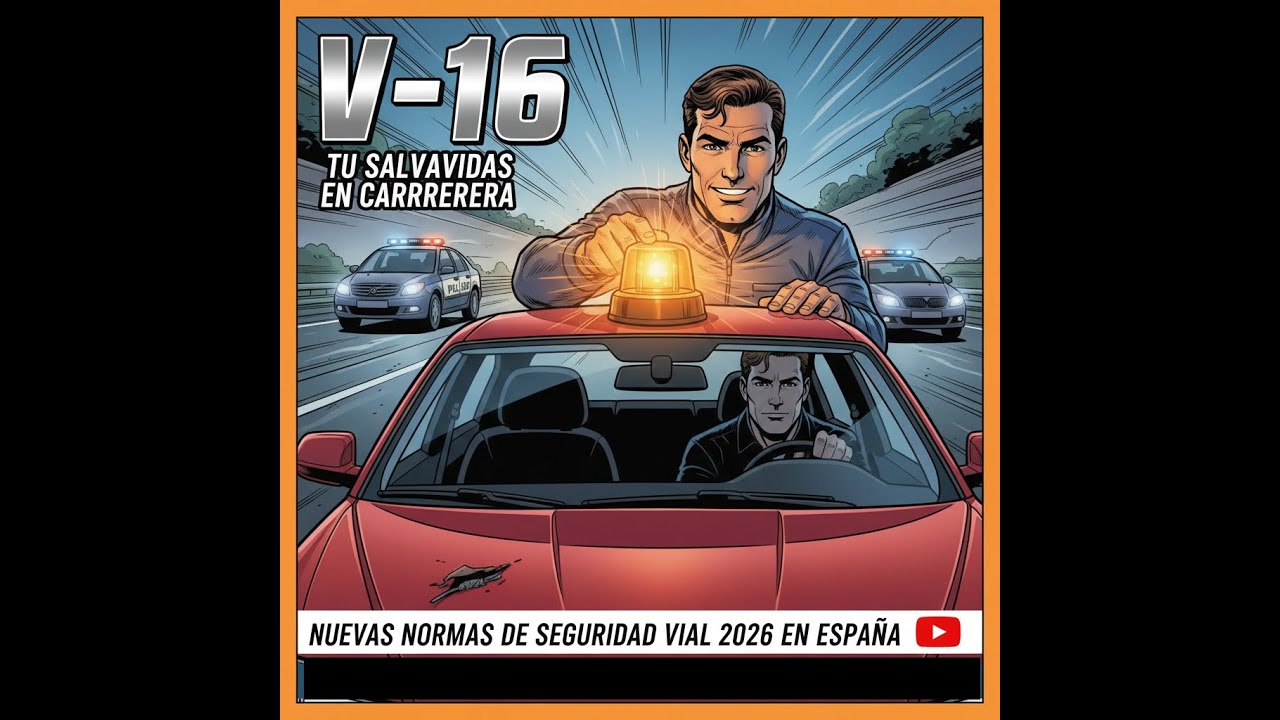 V-16, Nuevas Normas de Seguridad Vial 2026 en España