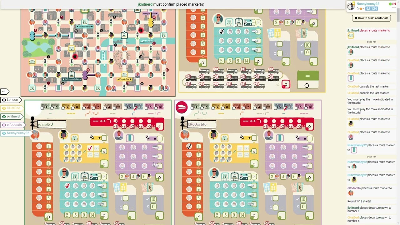 How to Play Get on Board on BGA