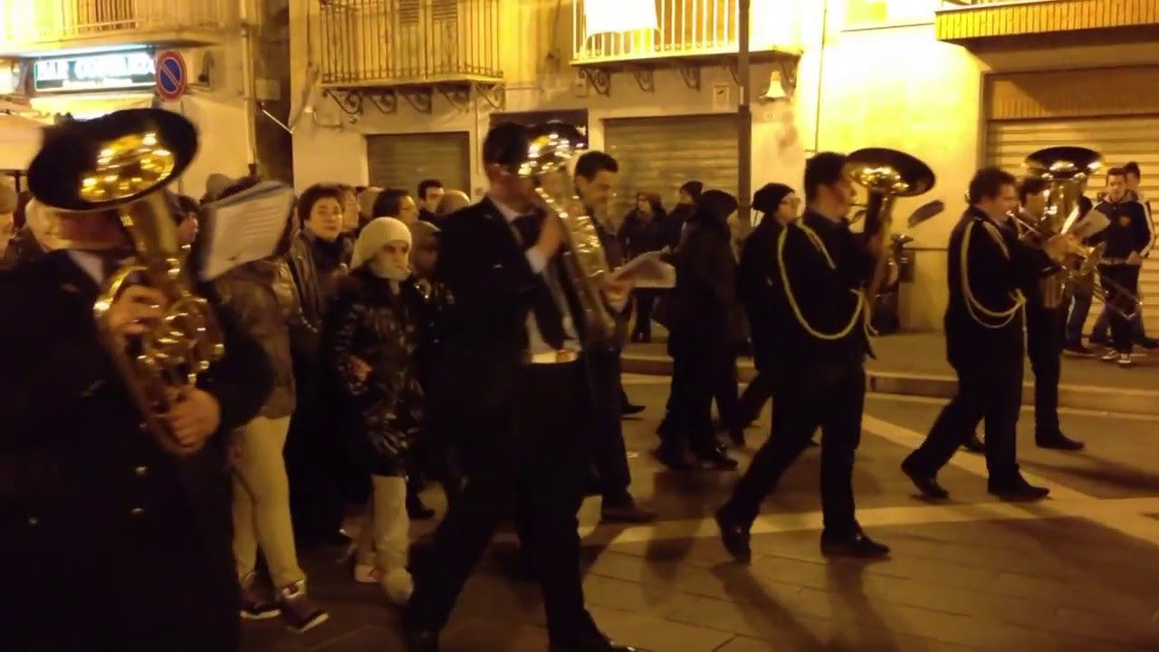 Venerdi Santo Processione di notte Santa Caterina Villarmosa