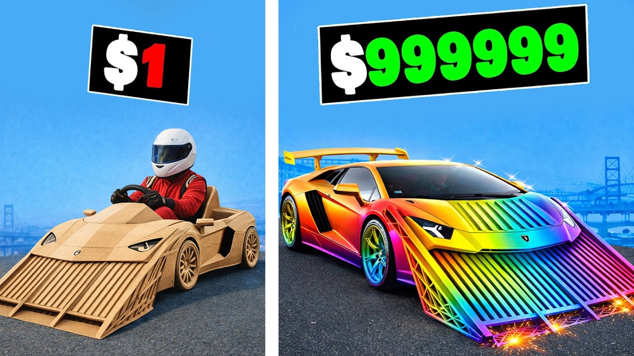 $1 to $1,000,000,000 Lamborghini Ramp Car in GTA 5!