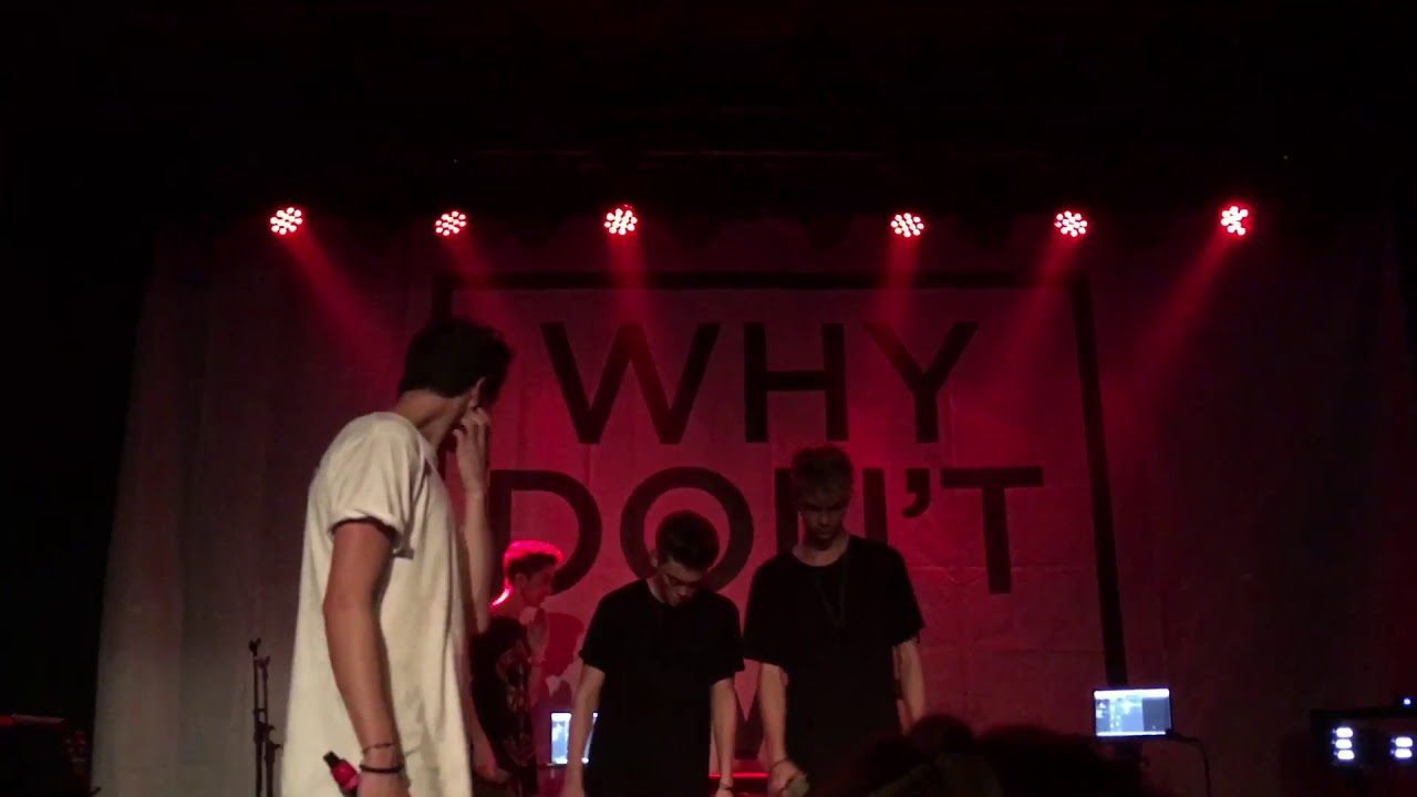 Make me (cry)/Congratulations/All Night Mashup Live- Why Don’t We