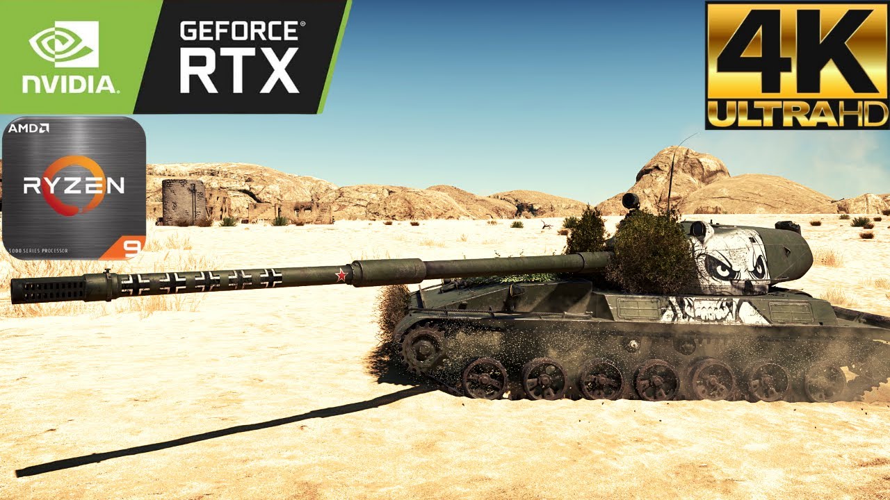 War Thunder - RTX 4090 + Ryzen 5900X - Object 120 Russian BIAS !!!