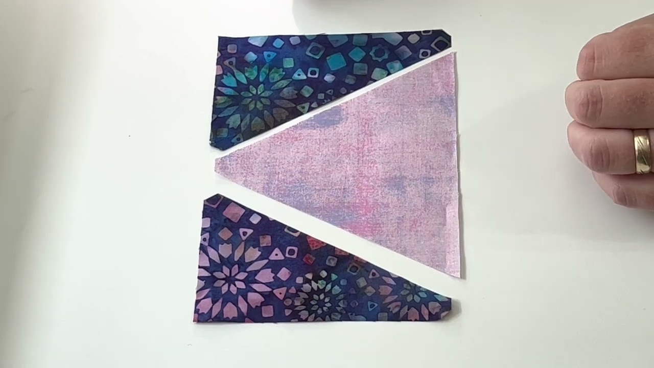 Triangle in a Square / V-block / Peaky and Spike / 2 Peaks in 1 Quilt Block Tutorial