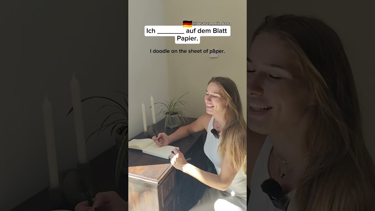Detaillierte Verben zum Zeichen ✏️