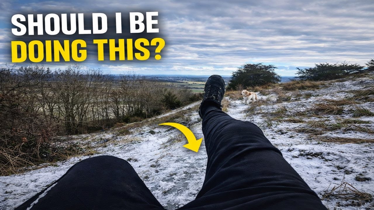 Hiking after ANKLE FUSION in ICY conditions!