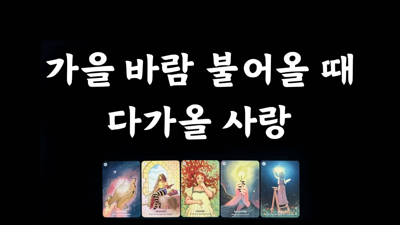 [타로] 가을 바람 불어올 때 다가올 사랑💕