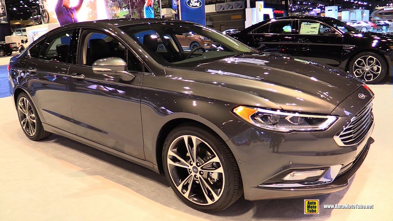 2017 Ford Fusion Titanium - Exterior and Interior Walkaround - 2016 Chicago Auto Show