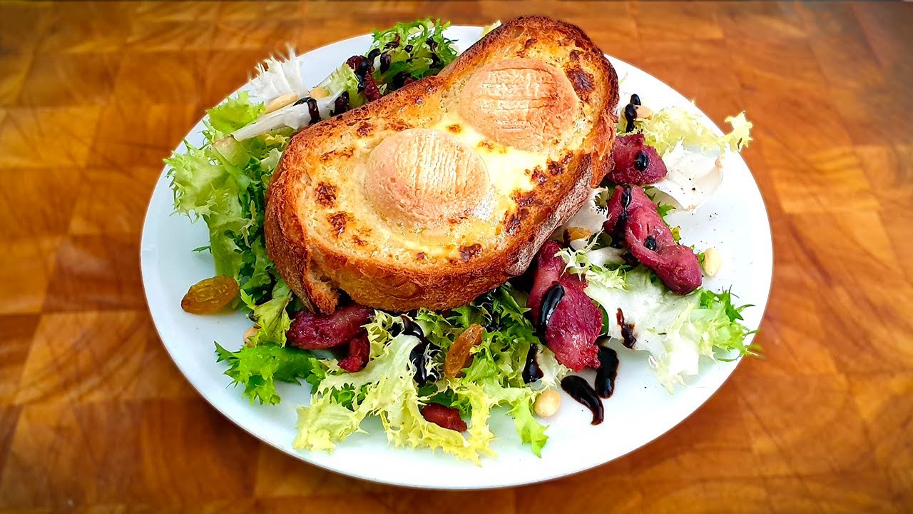 Salade Landaise - Chèvre chaud et gésiers confits