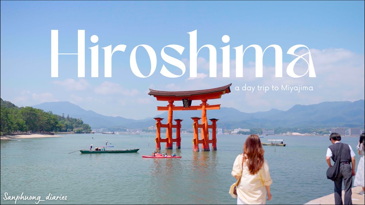 Hiroshima Day Trip | Miyajima Island, Floating Torii Gate & Local Food, Shrines, Friendly Deer ll 広島