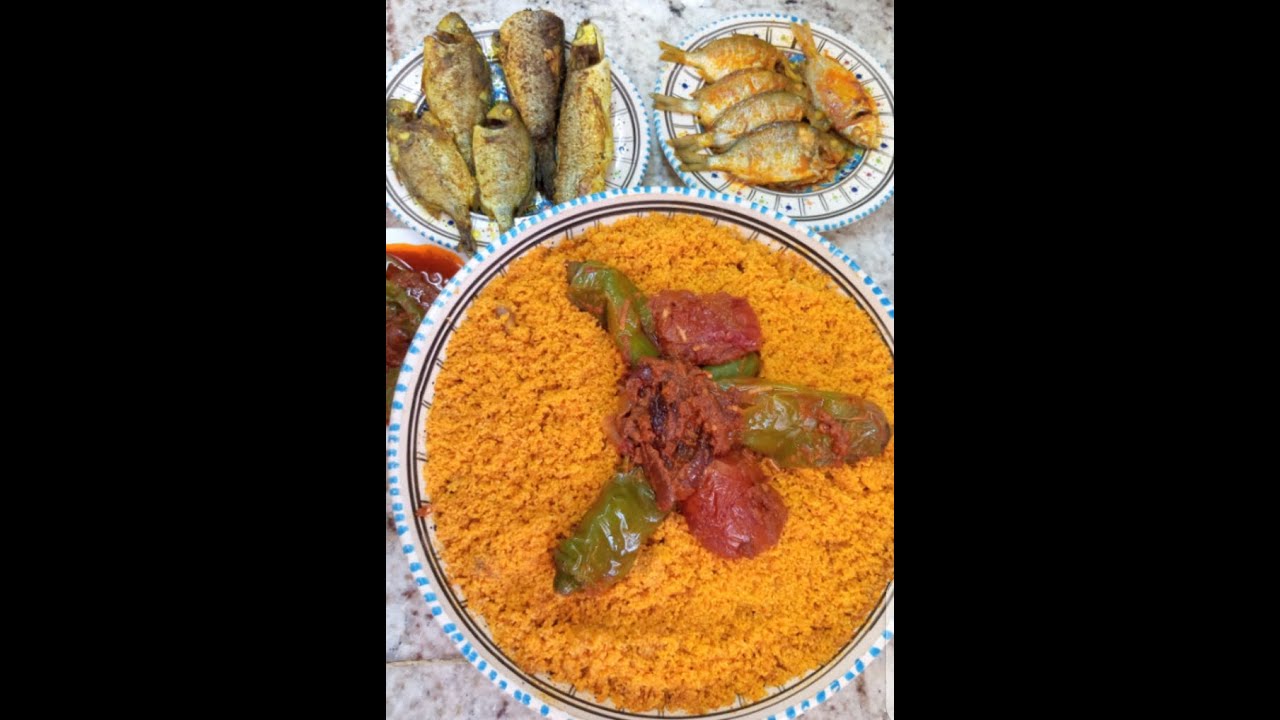 كسكسي بالمرقة الصفاقسية  بسمك الصبارص