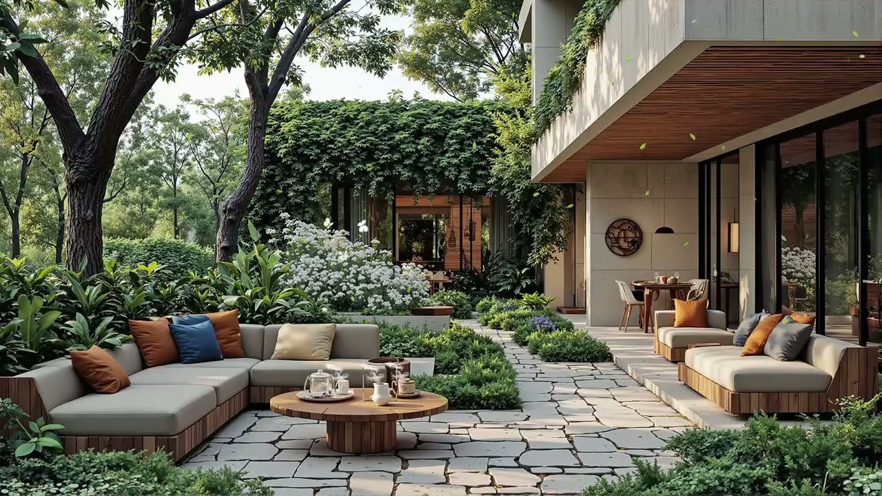 Peaceful Garden Jazz 🌿 Smooth Jazz Music for Relaxation, Focus, Morning Calm & Cozy Evenings