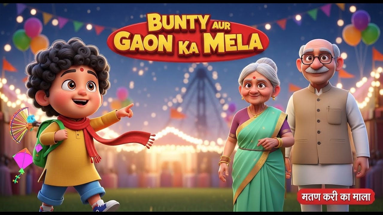 Bunty Aur Gaon Ka Mela | Hindi–Urdu Kids Story