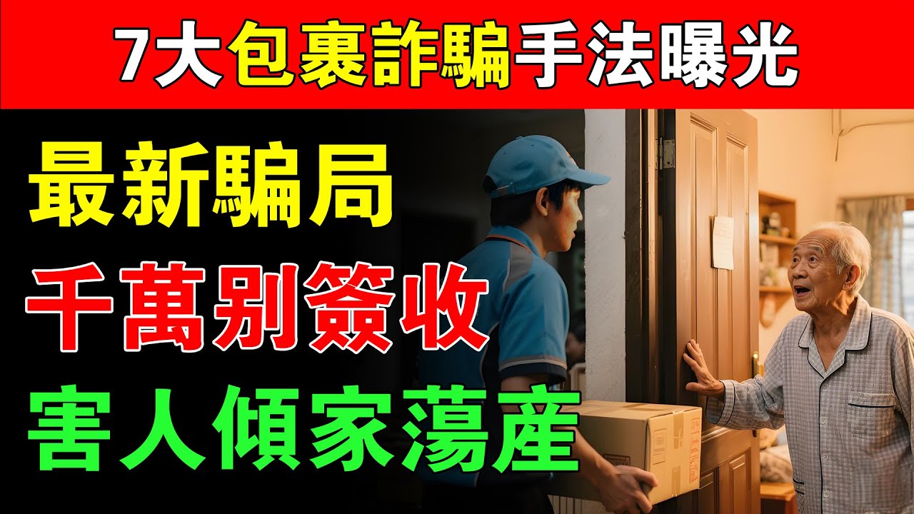 我遇到詐騙了，這7大「包裹詐騙」手法，只要看到這種箱子千萬簽收，真的會傾家蕩產！