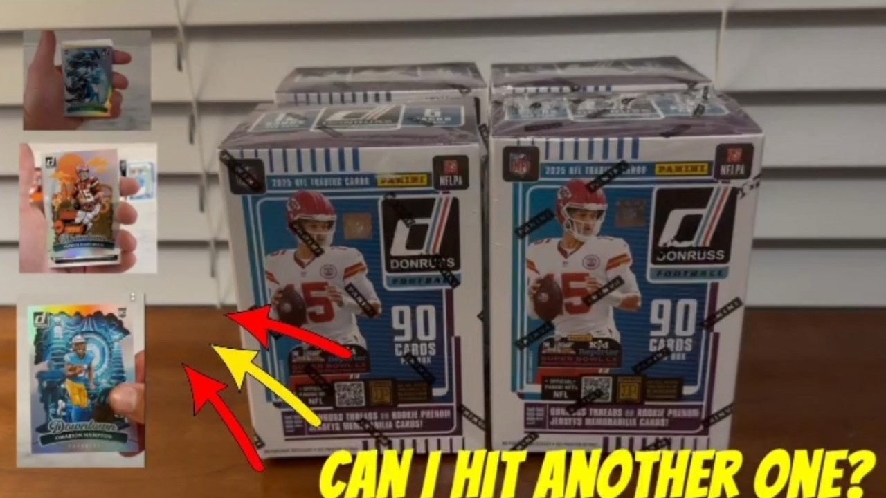 (x4) Donruss NFL Blasters. Can we hit a 4th Downtown? #sportscards #nfl