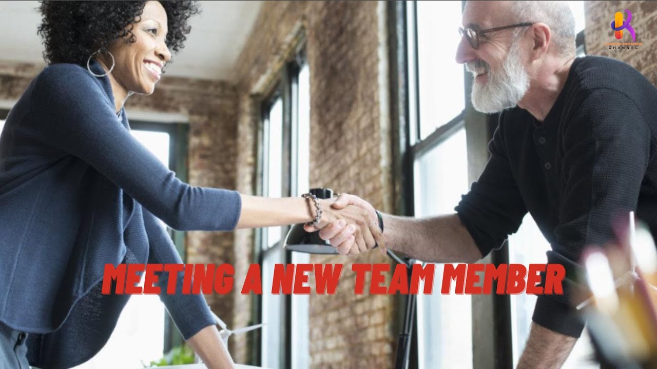 Meeting a new team member | practice english listening A1 | British council