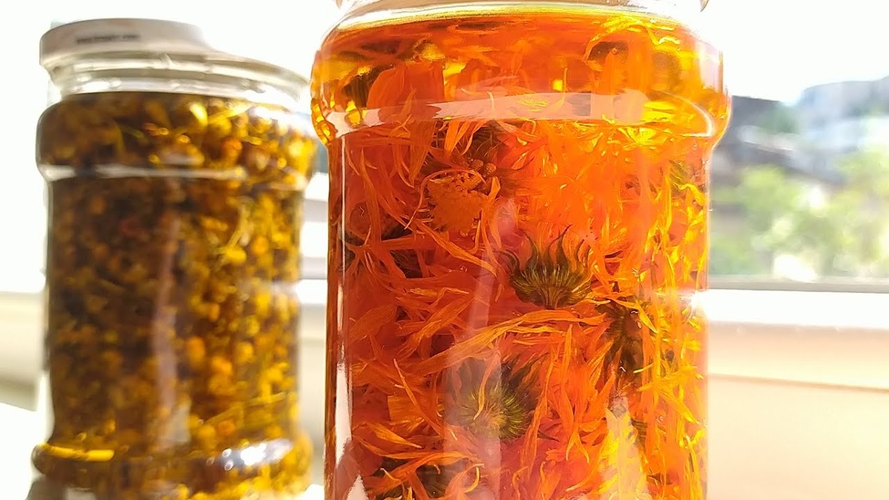 Calendula (and Chamomile) infused Olive oil