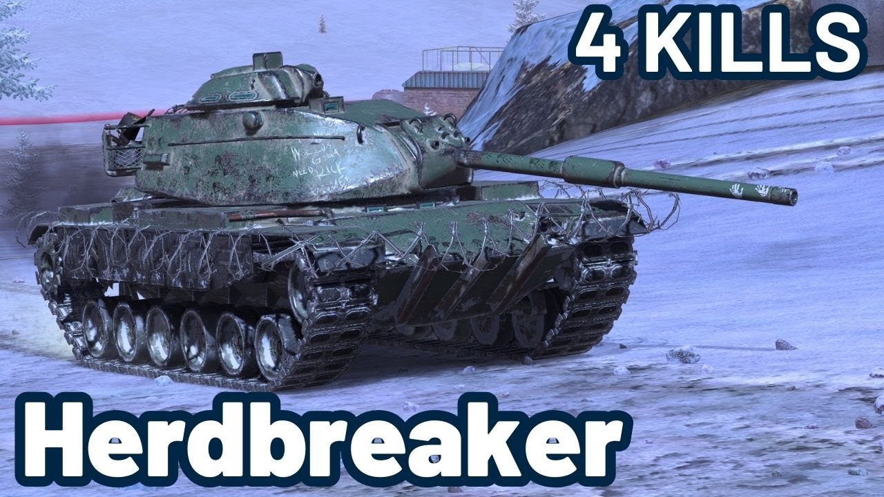 Herdbreaker | 6.7K DAMAGE | 4 KILLS | WOT Blitz Pro Replays