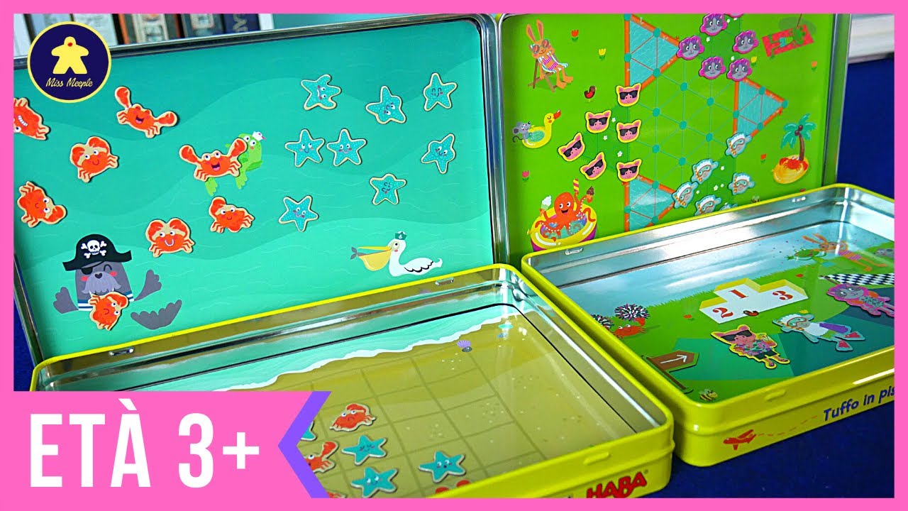 4 GIOCHI DA VIAGGIO magnetici per bambini - 3/4/5 anni