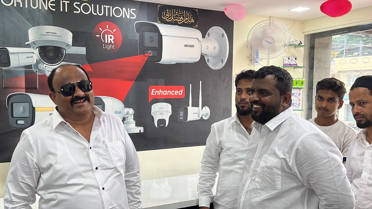 FORTUNE IT SOLUTIONS - CCTV NISAR & SALMAN - FULL HD CAMERA SHOWROOM - CHANNAPATNA