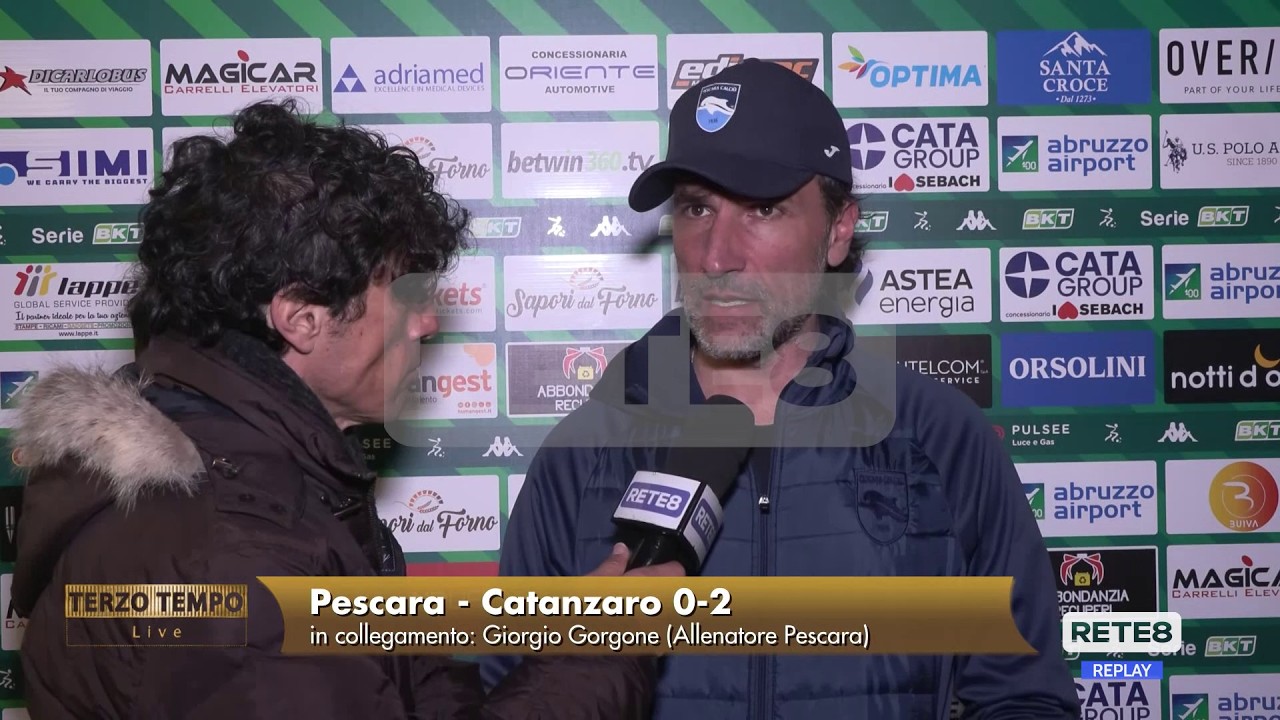 Pescara - Catanzaro 0-2 91° Gorgone: 