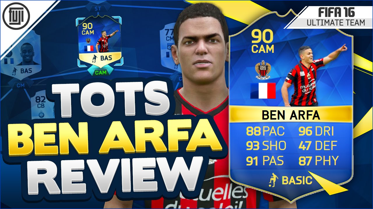 TOTS (90) BEN ARFA PLAYER REVIEW! - FIFA 16 Ultimate Team