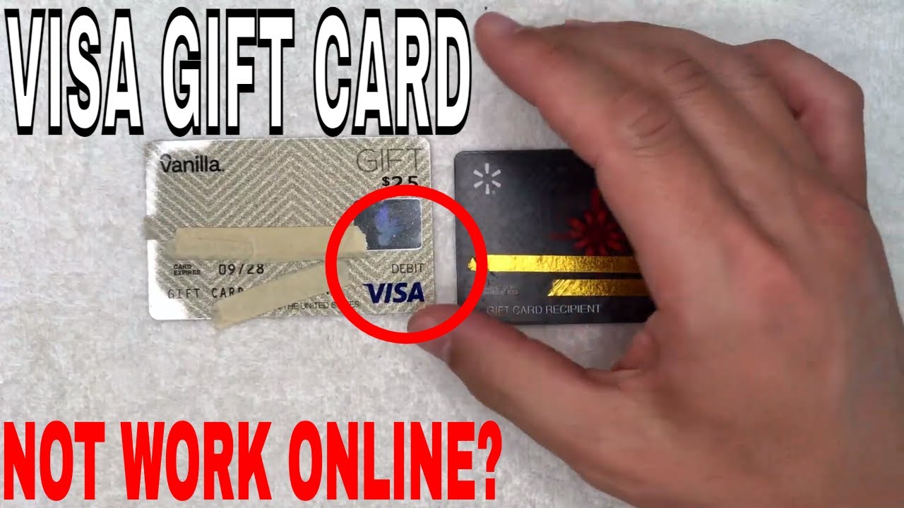 ✅  Why Visa Gift Card Does Not Work For Online Purchases 🔴