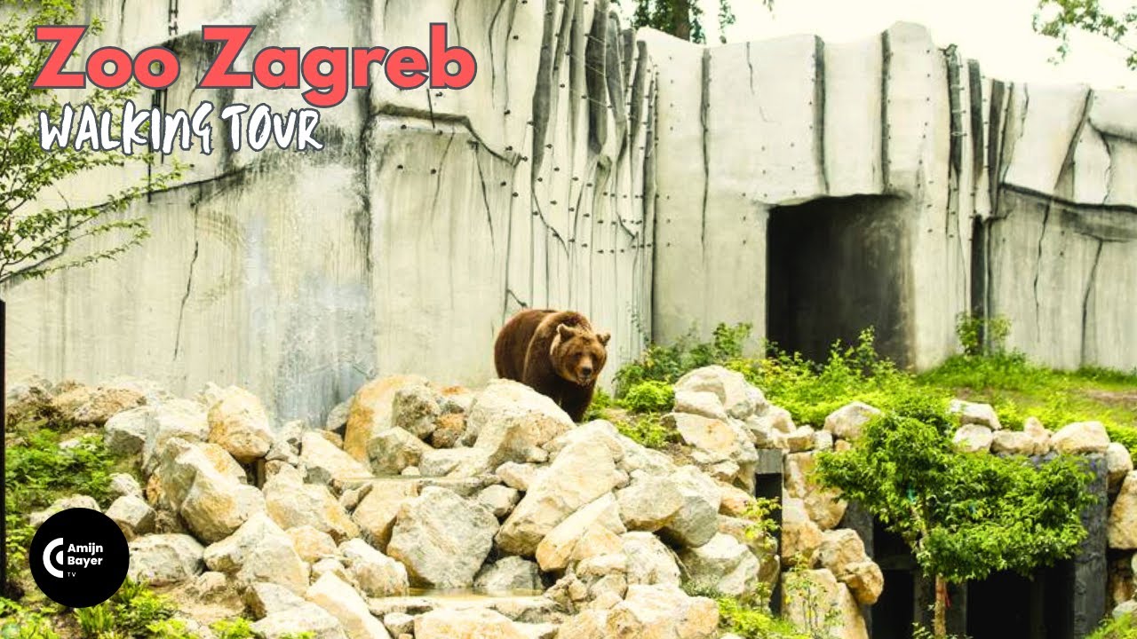 Zoo Zagreb 🇭🇷 4K | Zoološki vrt Zagreb Croatia Walking Tour.
