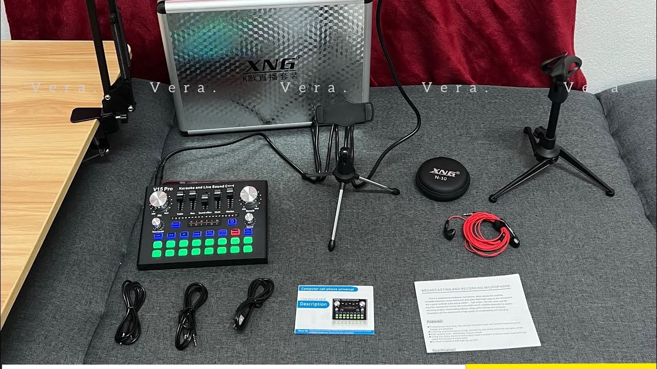 รีวิวการใช้งาน sound Card V15 Pro