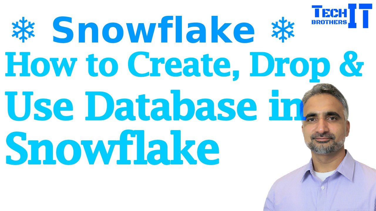 How to Create, Drop & Use Database in Snowflake | Snowflake for Beginners
