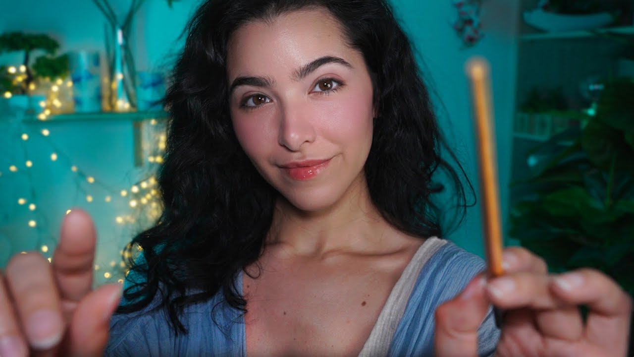 ASMR Sleepy Face Adjustments For Relaxation (+ Mouth Sounds)