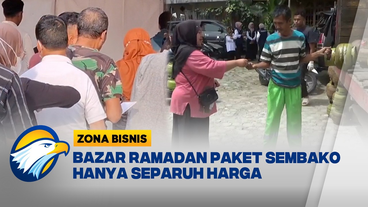 Sembako Murah Bantu Kebutuhan Dapur Warga Gresik -[Zona Bisnis]