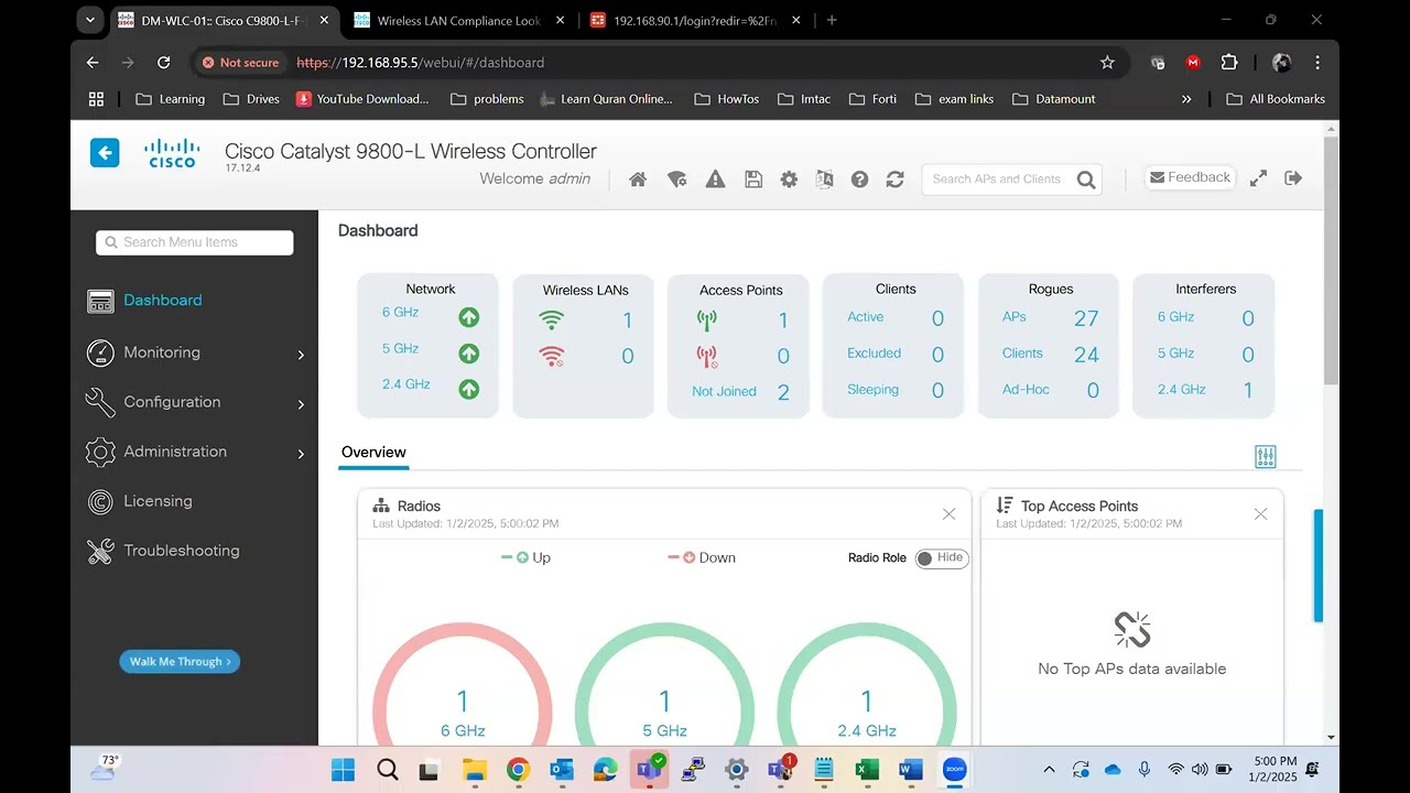MSN - Cisco Catalyst 9800-L WLC WLAN/SSID Configuration
