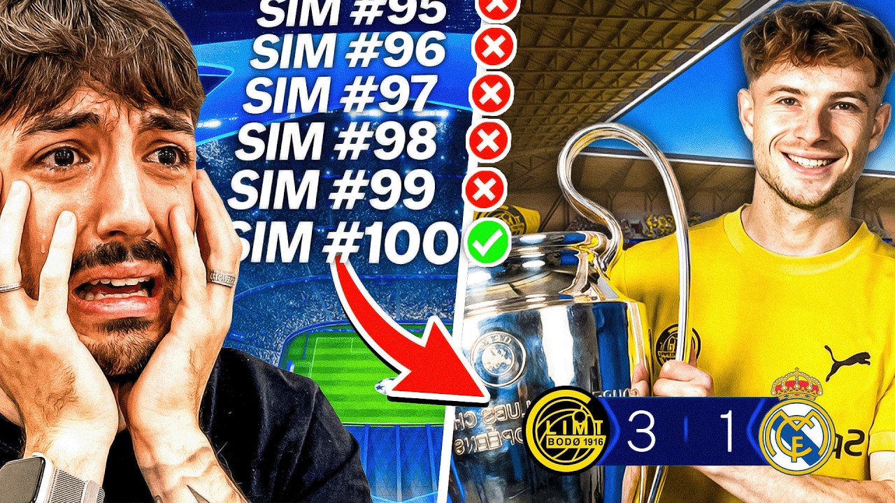 SIMULO LA CHAMPIONS LEAGUE CON IL BODO finche' NON LA VINCE!