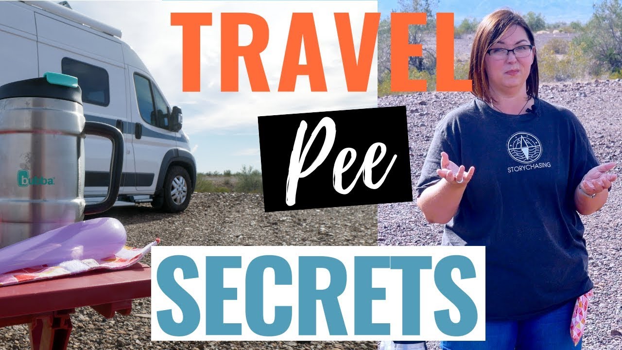 How to PEE Outside While Camping & Reduce RV Dumping / PEE Standing Up as a Girl