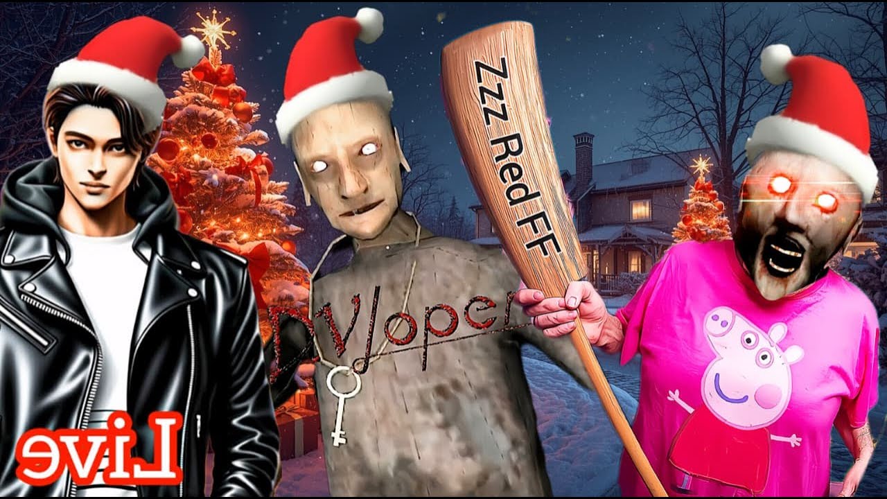 Granny Escape Together CHRISTMAS SPECEAL GRANNY CHEPTER 1 LIVE EP 12