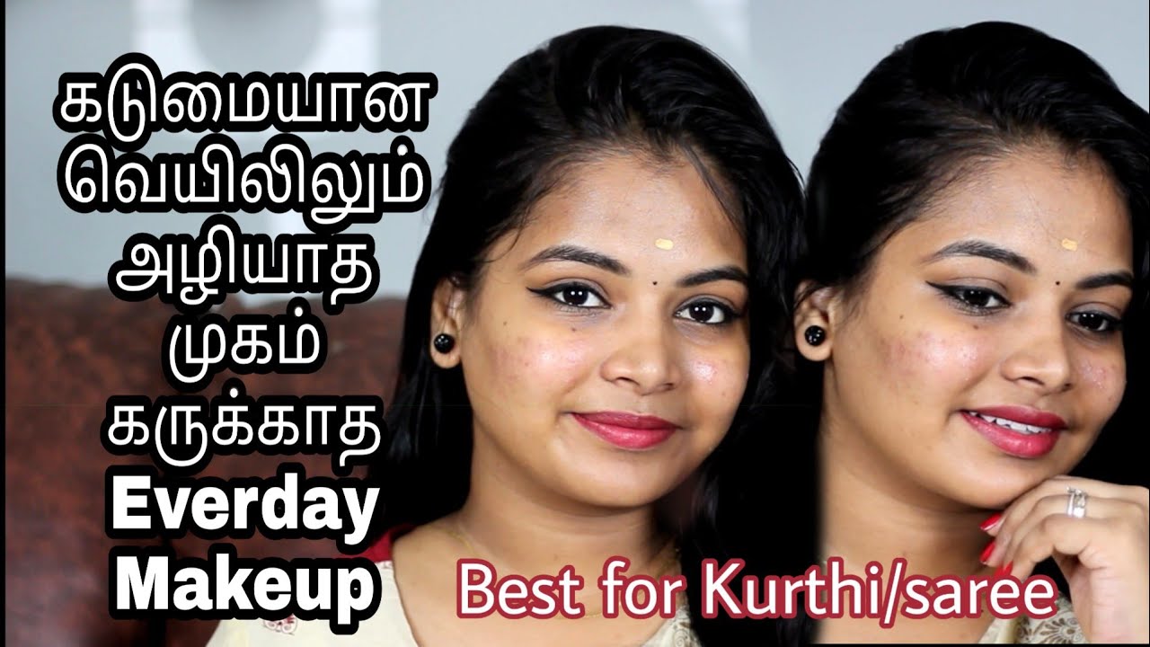 Sweat proof extreme Sun protection simple makeup under Rs.500 | No foundation No concealer No tools