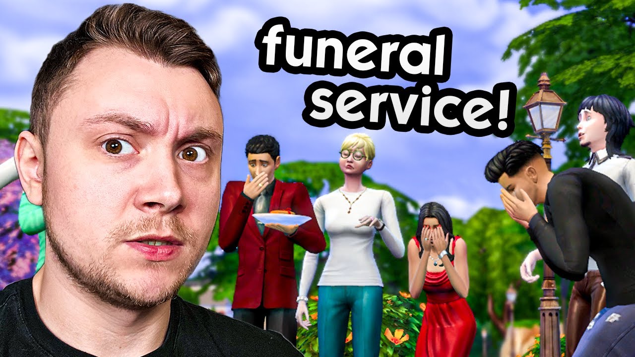 Играю с модом «Реалистичные похороны» для The Sims 4