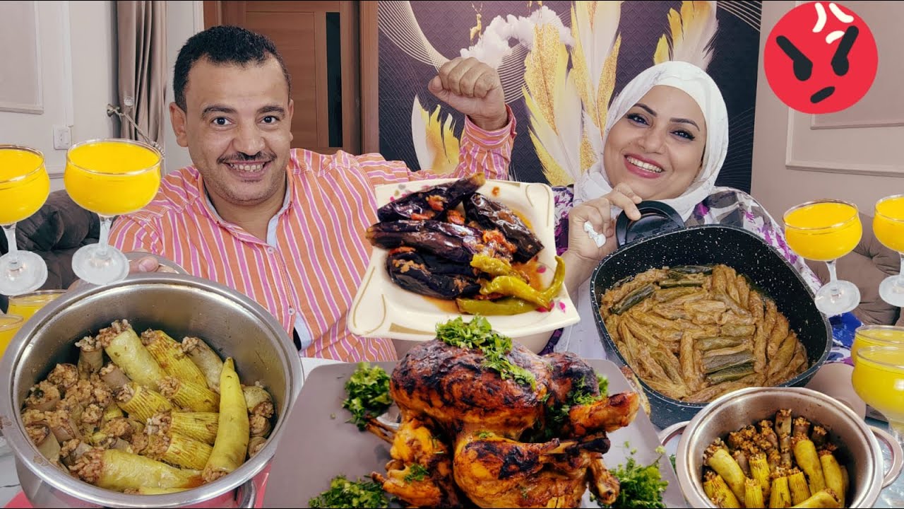 تحدي اكل ع حلل محشي الملفوف او الكرنب  محشي مشكل وفرخه امهات ايه اللي حصل في الفيديو ما عملتش حسابه