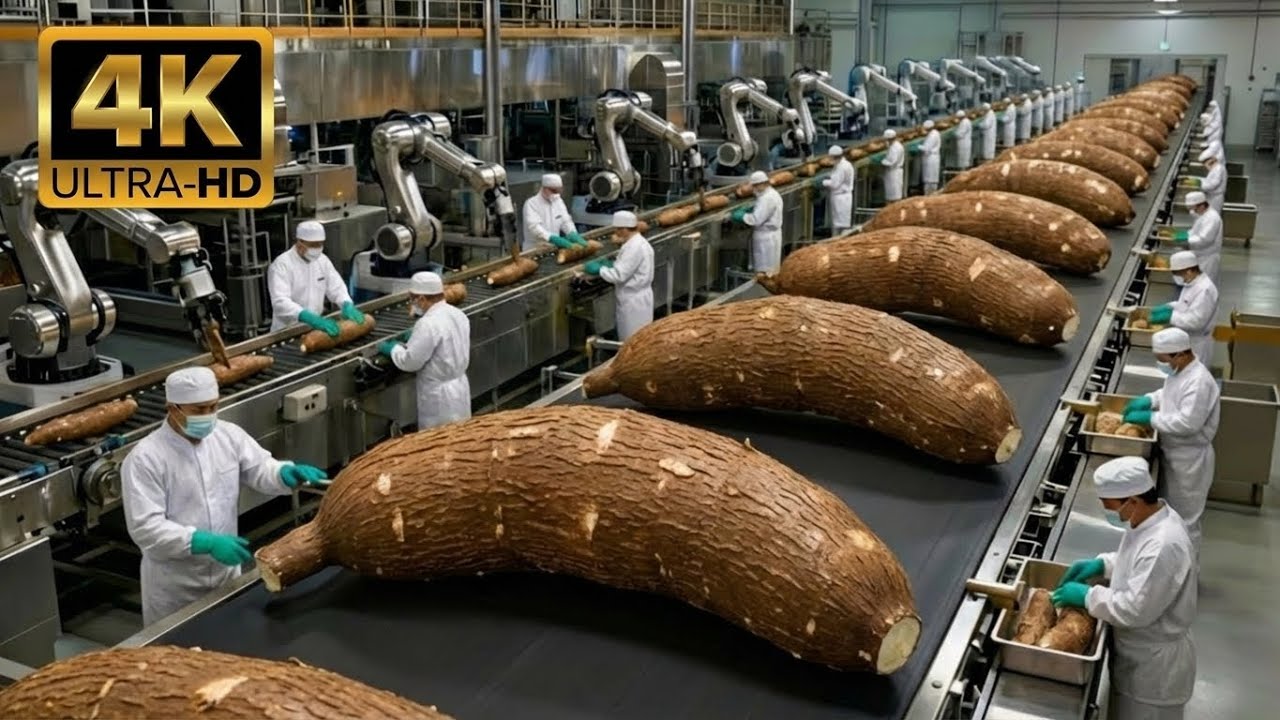 &ldquo;Inside a Modern 3,000,000 LB Cassava Starch Plant: Root to Powder Production