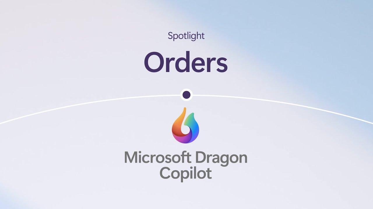 Dragon Copilot Feature-Orders