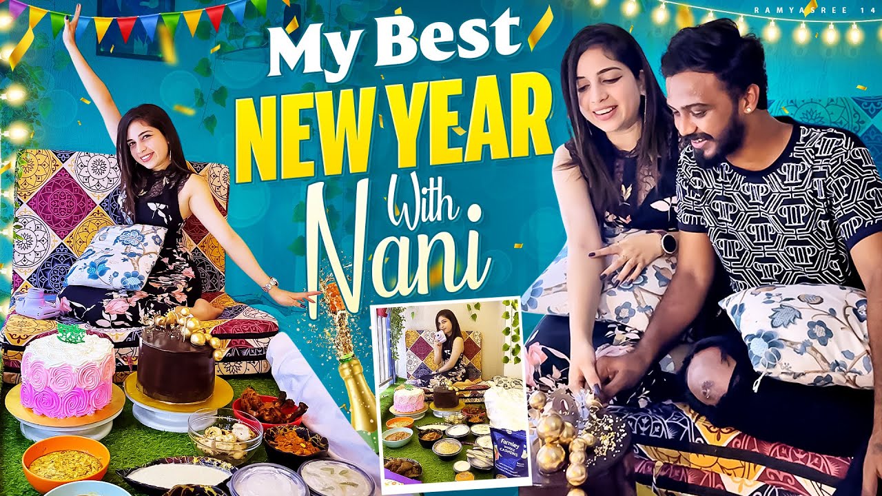 Best New Year With Nani🧿🤍🫂 #ramyasreecheela #nanipinky #nanipinkyofficial #newyear