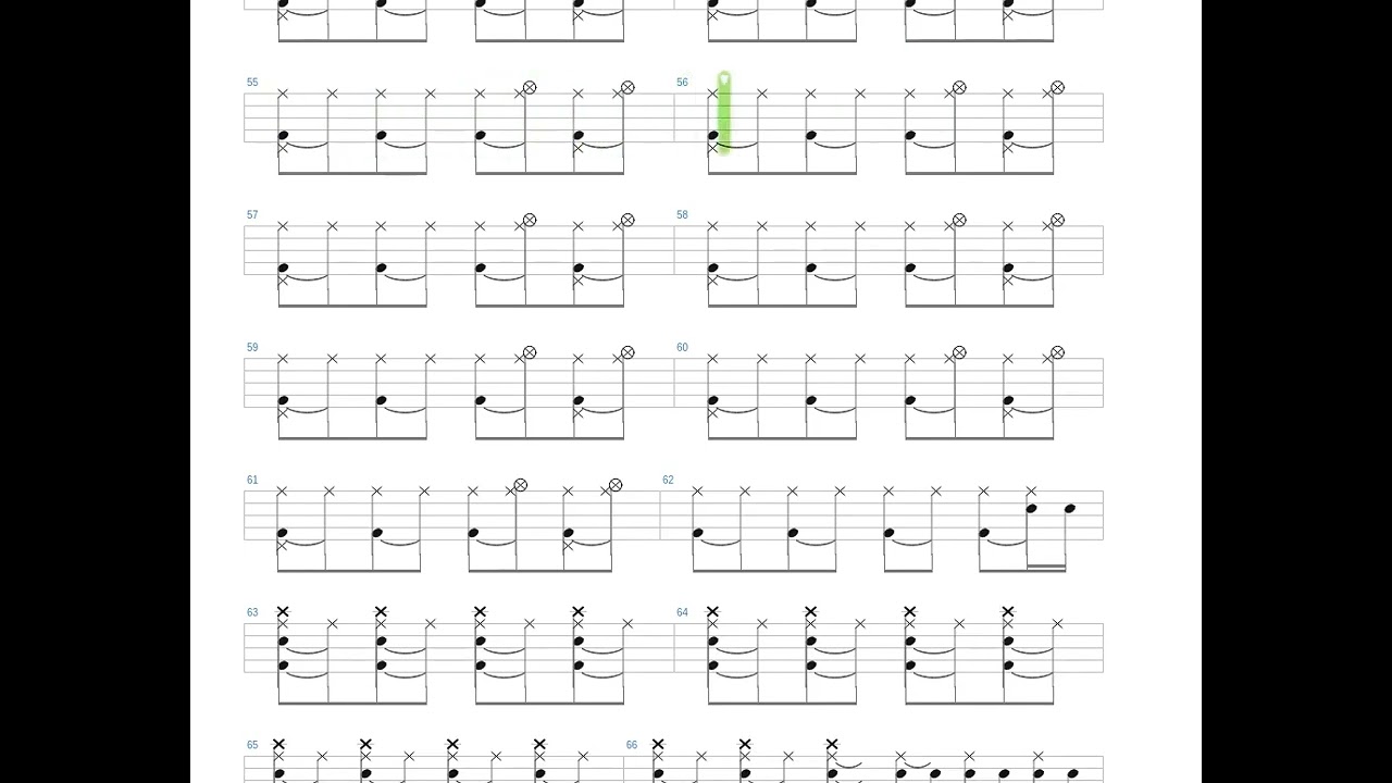 This Fire + Franz Ferdinand + Drums only + Drum tab