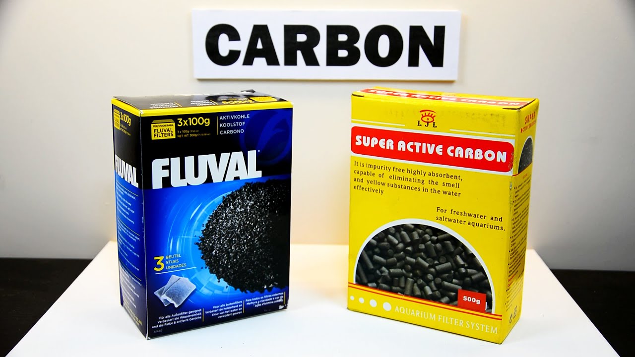 # الفحم المستخدم  في أحواض أسماك الزينة ( CARBON ) ..