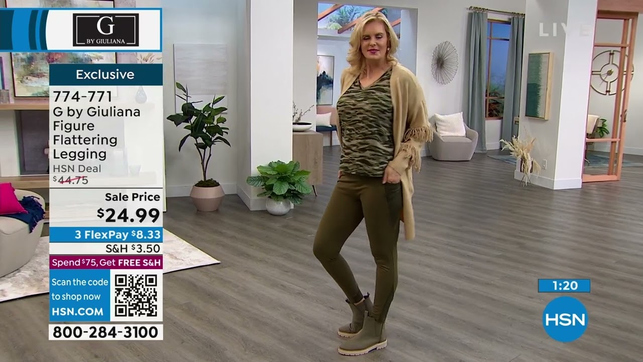 G by Giuliana Figure Flattering Legging