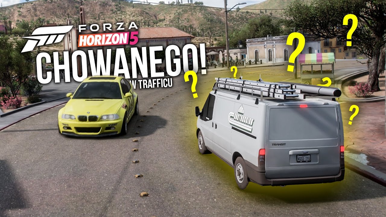 CHOWANEGO na WSI w RUCHU ULICZNYM w Forza Horizon 5 😍 + Mały troll 😎