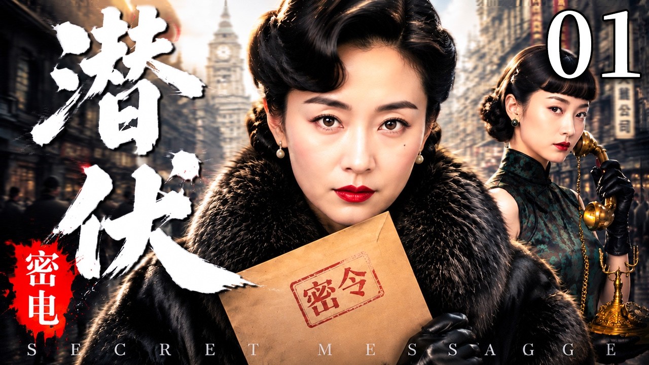 【2026最新谍战剧】密电潜伏 01｜王牌女特工孤身潜入敌方机关，破解绝密电码传递情报，身份即将暴露，潜伏暗处的敌人终于现身！#大陆剧 #2026 #谍战剧 #王丽坤