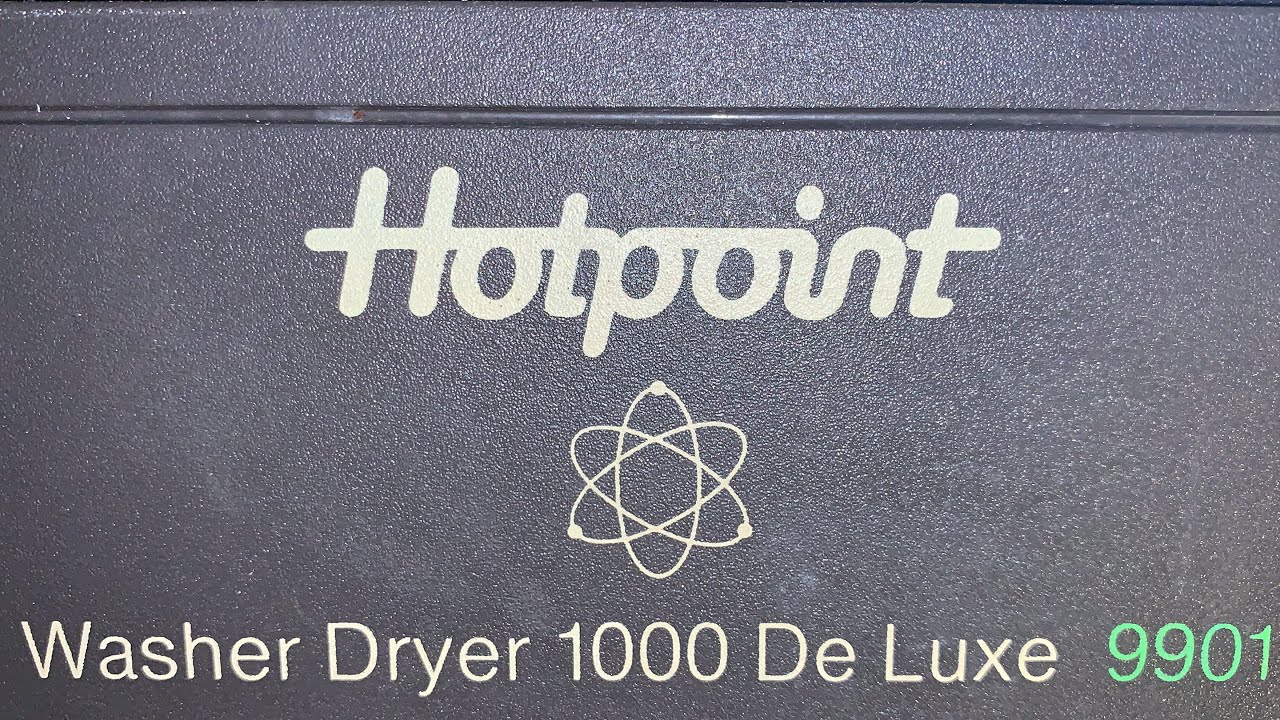 Hotpoint Washer Dryer De Luxe 9901 - Non Colourfast Cotton 40°c