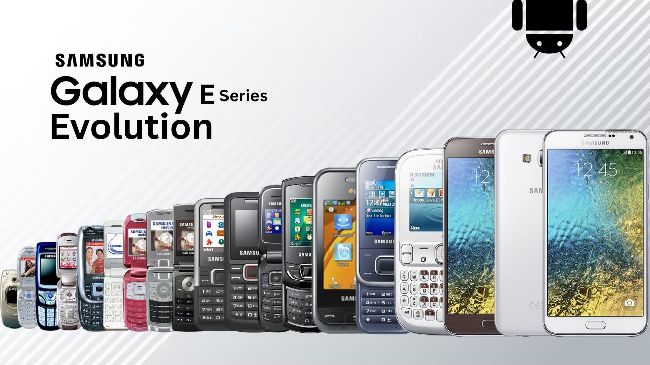 Evolution of Samsung Galaxy E Series 2003 2015