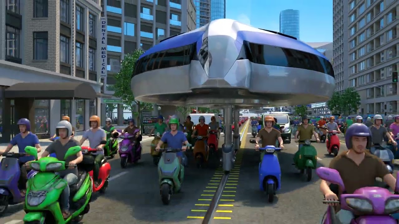 GYROSCOPIC PUBLIC TRANSPORTATION SYSTEM