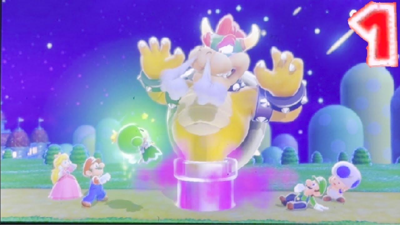 Today i Play The Entirety of World 1 | Super Mario 3d World